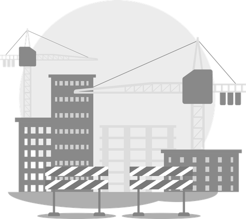 Canteiros de obras  Illustration