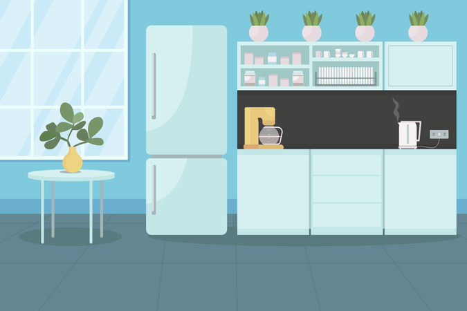 Cantine d'entreprise  Illustration