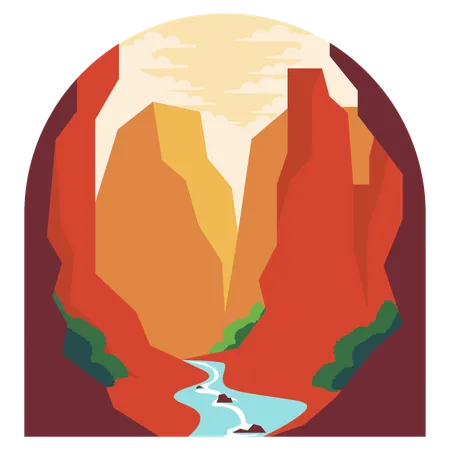 Canyon  Illustration