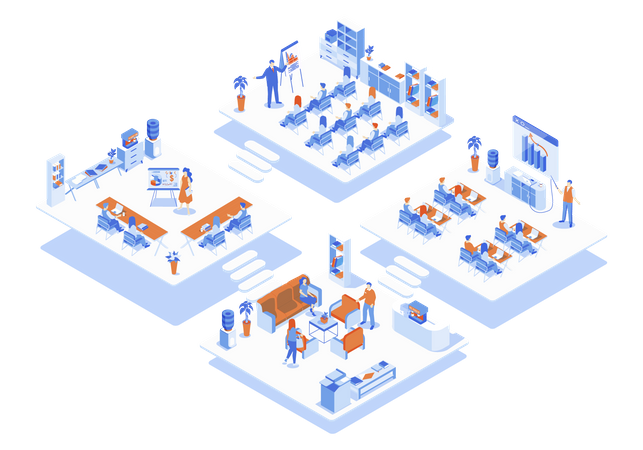 Capacitación del trabajo  Ilustración