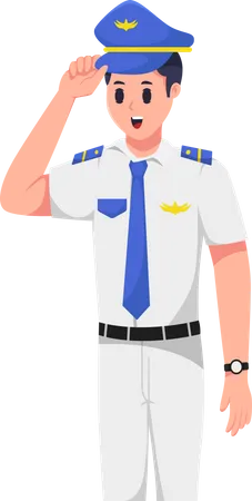 Capitaine de navire  Illustration