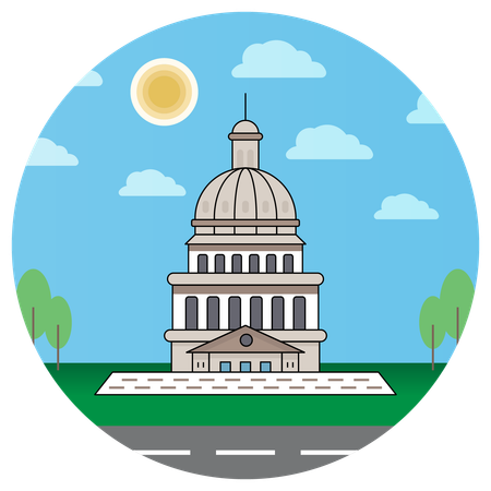 Capitolio del estado de Texas, Austin  Illustration