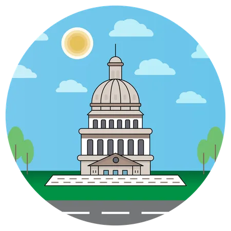 Capitolio del estado de Texas, Austin  Illustration