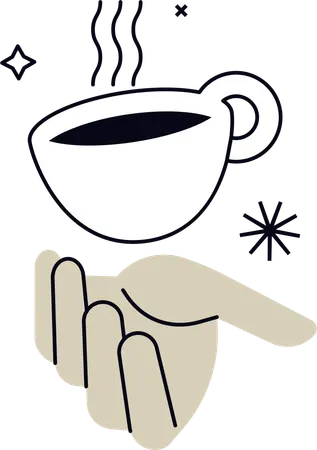 カプチーノカップ  イラスト