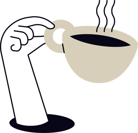 カプチーノカップ  イラスト