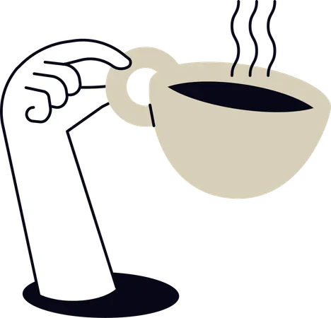 カプチーノカップ  イラスト