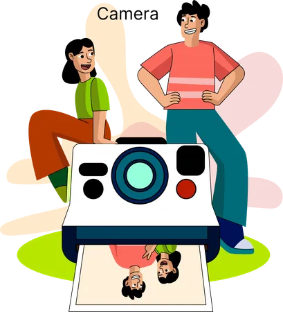 Capturing Memories  Illustration