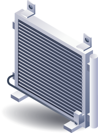 Car AC filter  Illustration