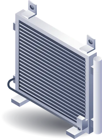 Car AC filter  Illustration