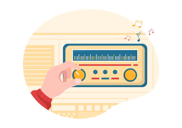 Car Audio Tape  Illustration