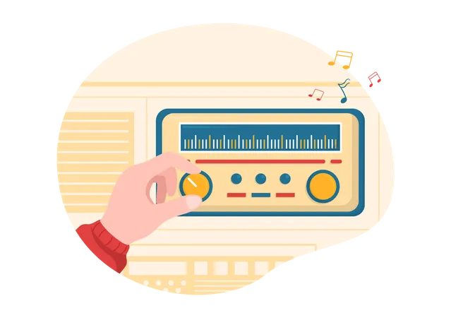 Car Audio Tape  Illustration