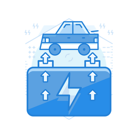 Car Battery Illustration