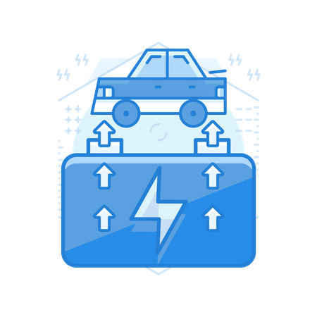 Car Battery  Illustration