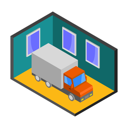 Car Garage  Illustration