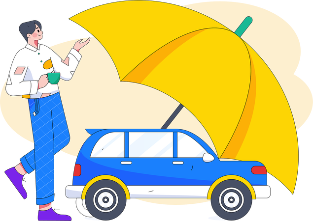 Car insurance  Illustration