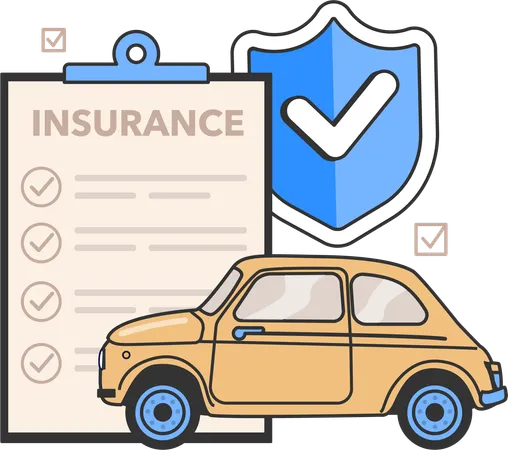 Car insurance  Illustration