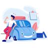 car insurance illustration free download