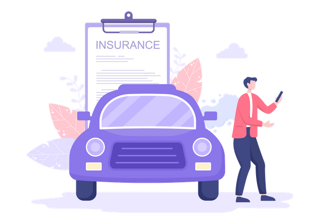 Car Insurance Buyer  Illustration