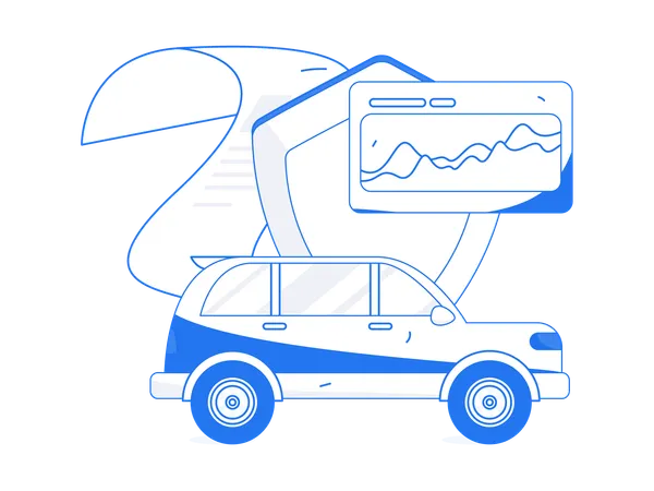 Car insurance claim  Illustration