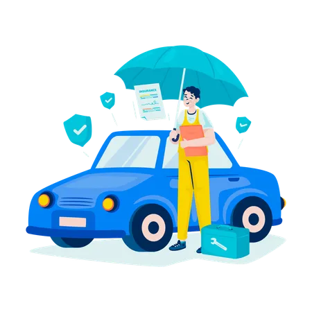 Car insurance  Illustration