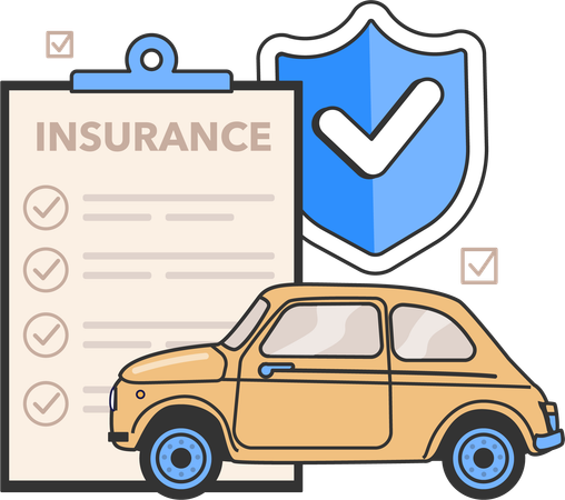 Car insurance  Illustration