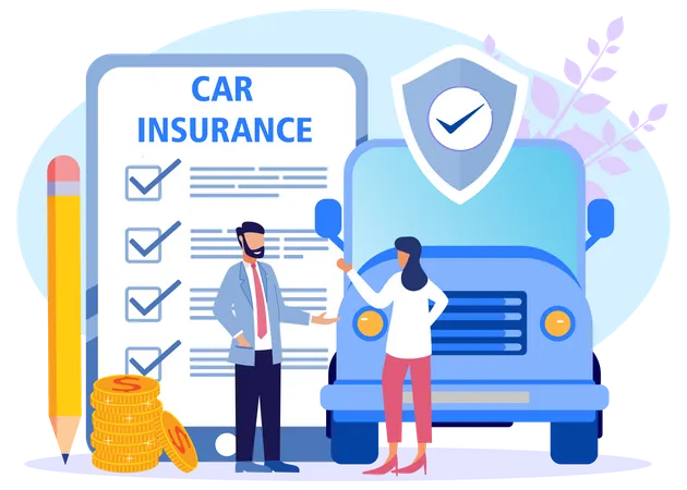 Car insurance  Illustration