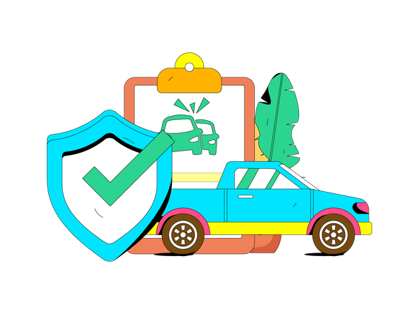 Car insurance  Illustration