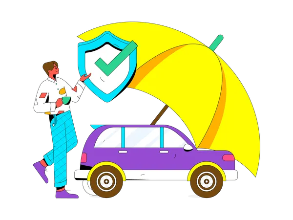 Car insurance  Illustration