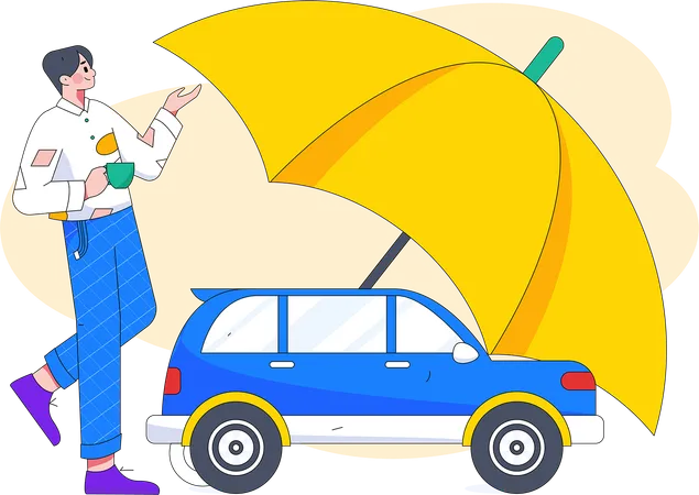 Car insurance  Illustration