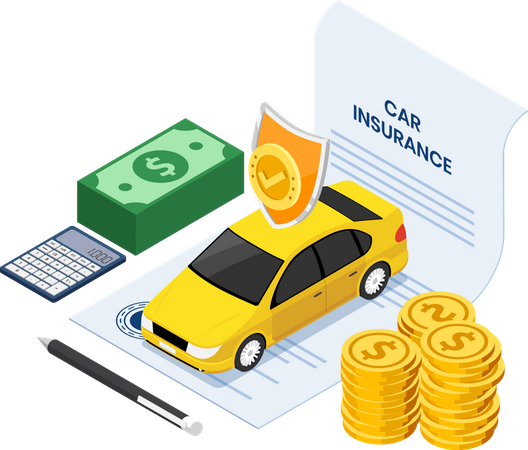 Car insurance  Illustration