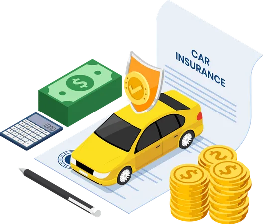 Car insurance  Illustration