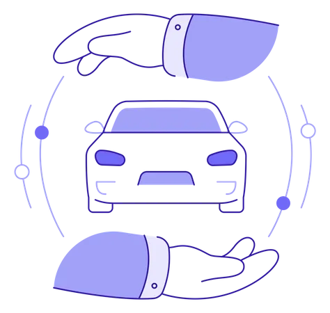 Car Insurance  Illustration