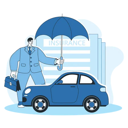 Car insurance  Illustration