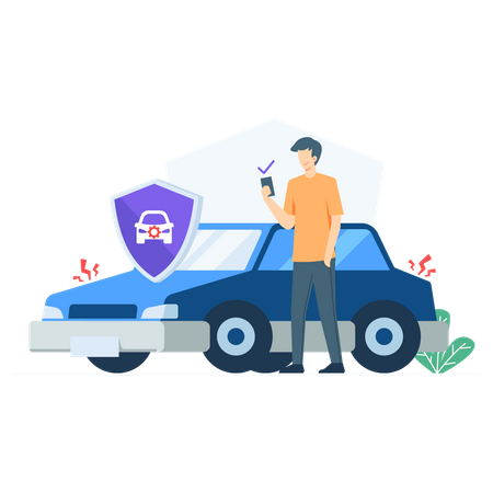 Car insurance  Illustration