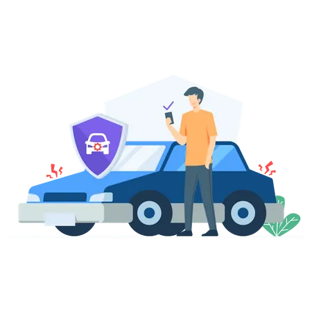 Car insurance  Illustration