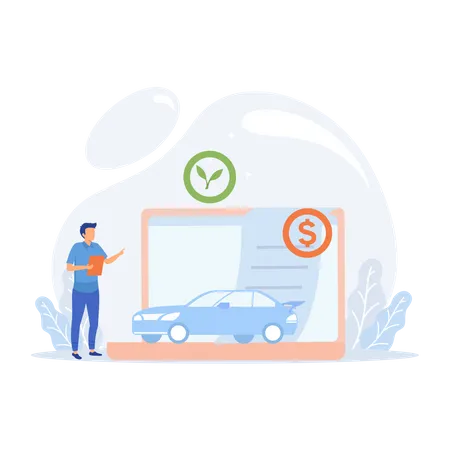 Car insurance  Illustration