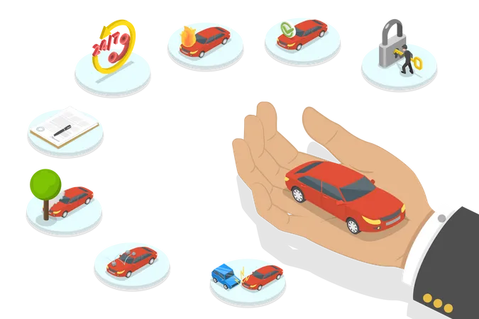 Car Insurance Policy  Illustration