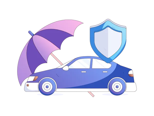 Car Insurance Policy  Illustration