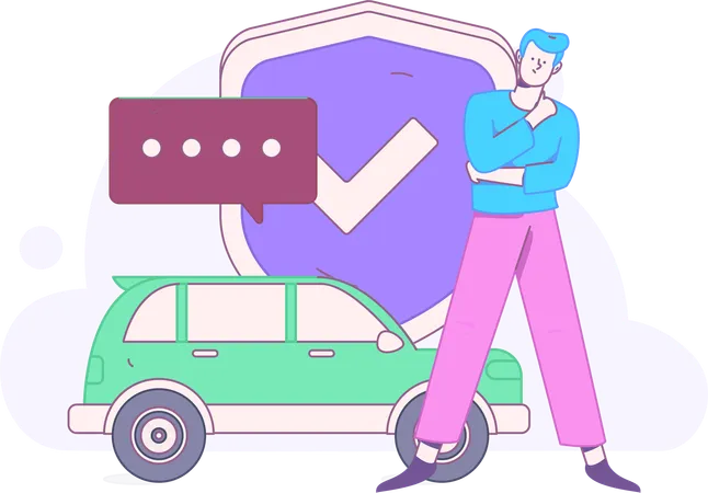 Car Insurance Validation  Illustration