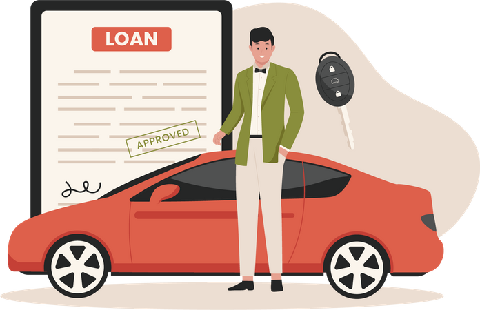 Car loan  Illustration