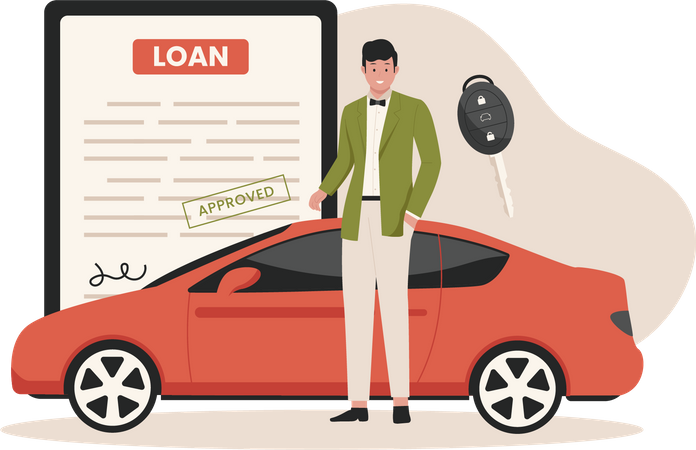 Car loan  Illustration