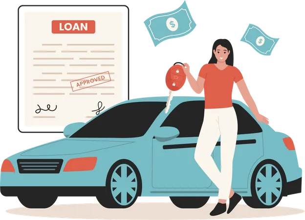 Car loan  Illustration