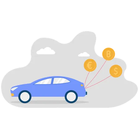 Car Price  Illustration