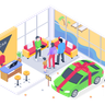 illustration for buy car