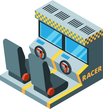 Car Race Arcade  Illustration