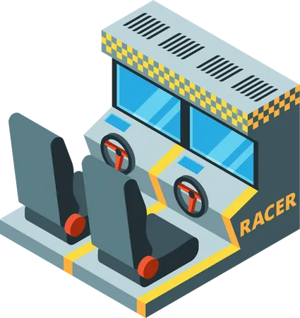 Car Race Arcade  Illustration