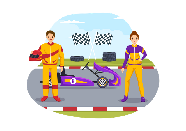 Car Racer  イラスト