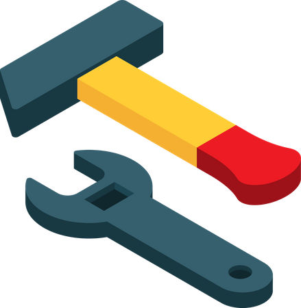 Car Repairing Tool  Illustration