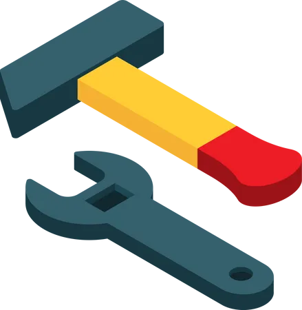 Car Repairing Tool  Illustration