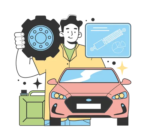 Car Service Business Industries And Areas For A Starting And Developing A New Start Up Local Business Potential For Growth And Success Flat Vector Illustration Illustration